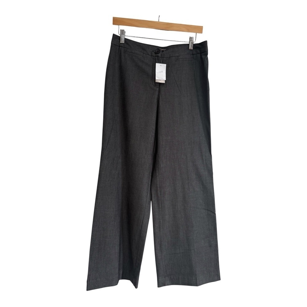 J. Jill Gray Wide-Leg Pants